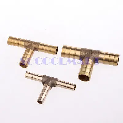 

2Pcs 2 x Pneumatic Y Shape 6mm to 6mm Barb One Touch Connector Quick Fittings
