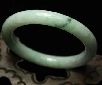 

xd 00971 Certified Natural Green A Jadeite Jade Bangle Bracelet Handmade (A0429)