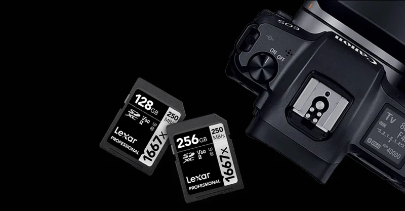 флешкафлешка Новый оригинальный Lexar SD Card 64 Гб 128 256 SDXC UHS-II U3 250 МБ/с. 1667x флэш-карта памяти для 3D 4 K цифровой Камера карты