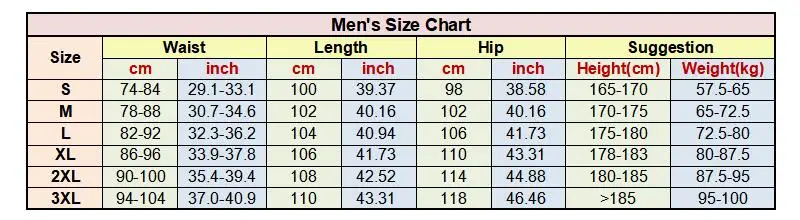 size men