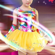 Ярко-розовый желтый Размеры XS-XXXL ребенок дети девочка Дешевые Костюмы для бальных танцев Танго Сальса Самба Румба танцевальные костюмы Дешевые Костюмы для латиноамериканских танцев танец Платья для женщин