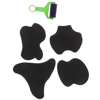 

1 Pcs Dyeing Brush +25pcs Hair Trimmer Tattoo Template Coloring Pattern Stencil Tattoo Barber Tattoo Stickers