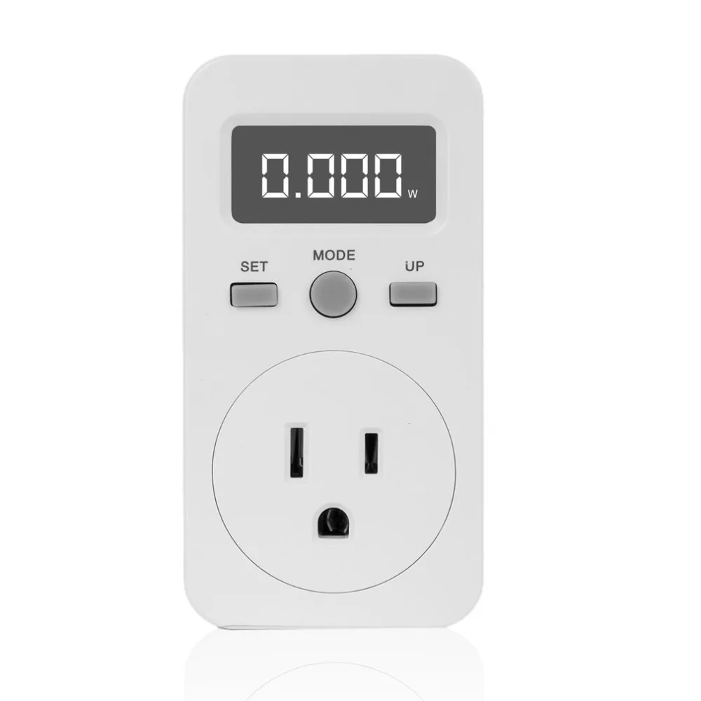 

ACEHE Digital Power Meter Plug-in Socket Electric Wattmeter Energy Monitor Meter LCD Display Household Measuring Outlet Analyzer