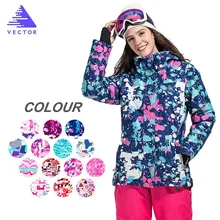 Женская флисовая лыжная куртка, зимняя одежда для сноубординга, ветрозащитная зимняя одежда, уличная теплая куртка, женский лыжный костюм для сноуборда