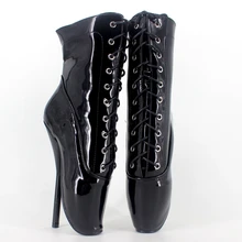 Высокие женские ботильоны пикантные балетки на каблуке 18 см ботильоны для женщин пикантные высокие сапоги разные цвета большие размеры 36–46