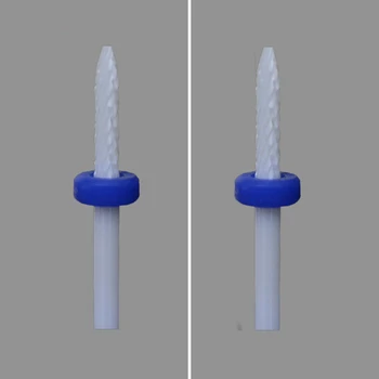 

White Ceramic Nail Drill Bit-2 Pcs/Lot - Under Nail Cleaner Bit - (0035.023)