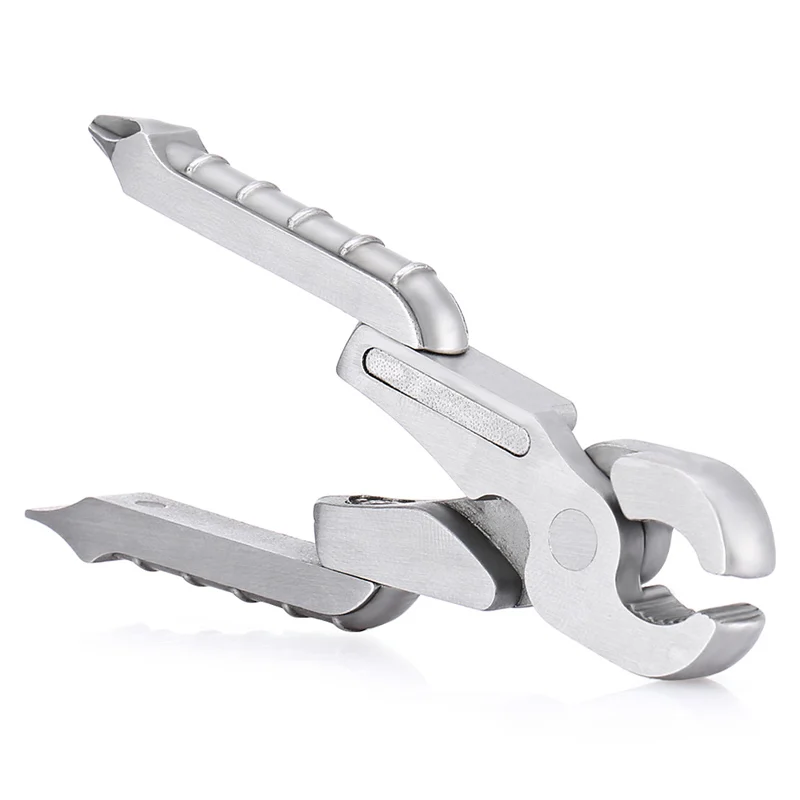 

Multifunctional stainless steel folding pliers