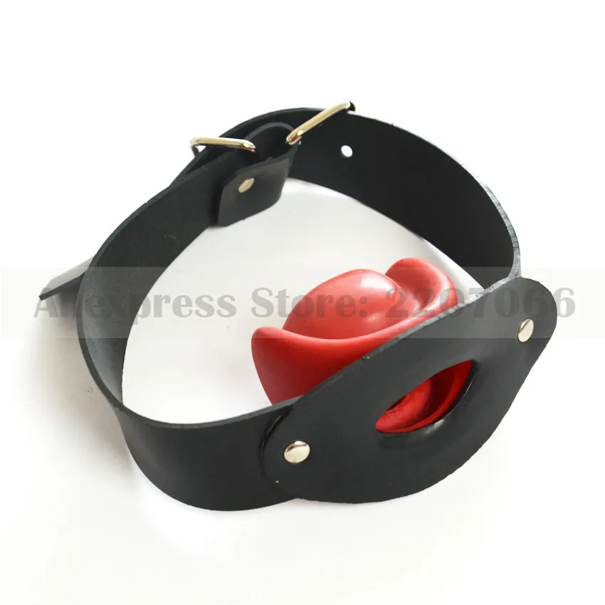 

Adult latex rubber mouth plug with adjustable belt RLA075