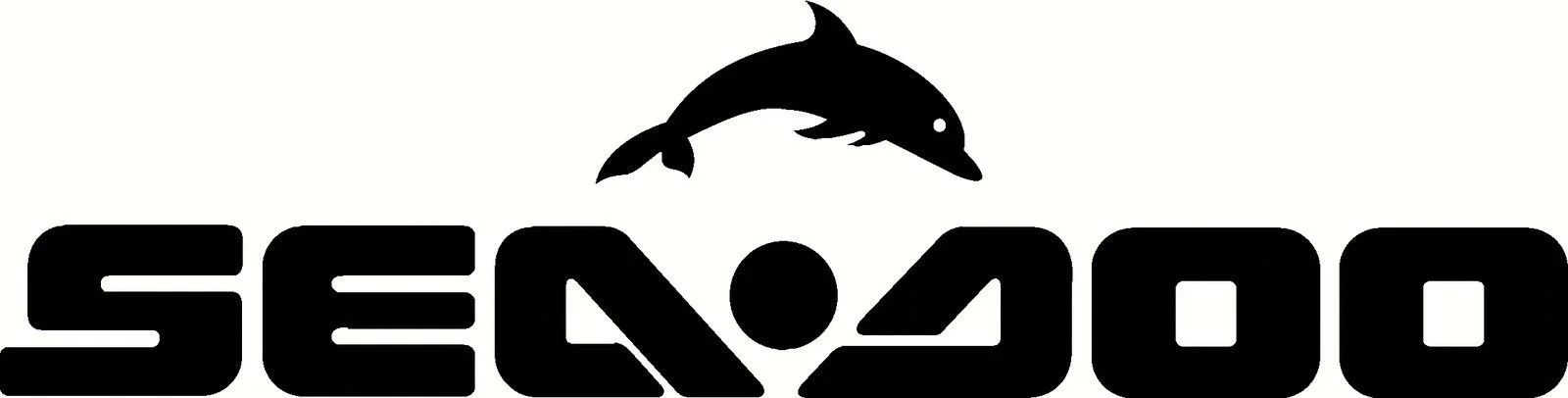 

sea doo vinyl decal window sticker sea-doo or seadoo 22x6cm