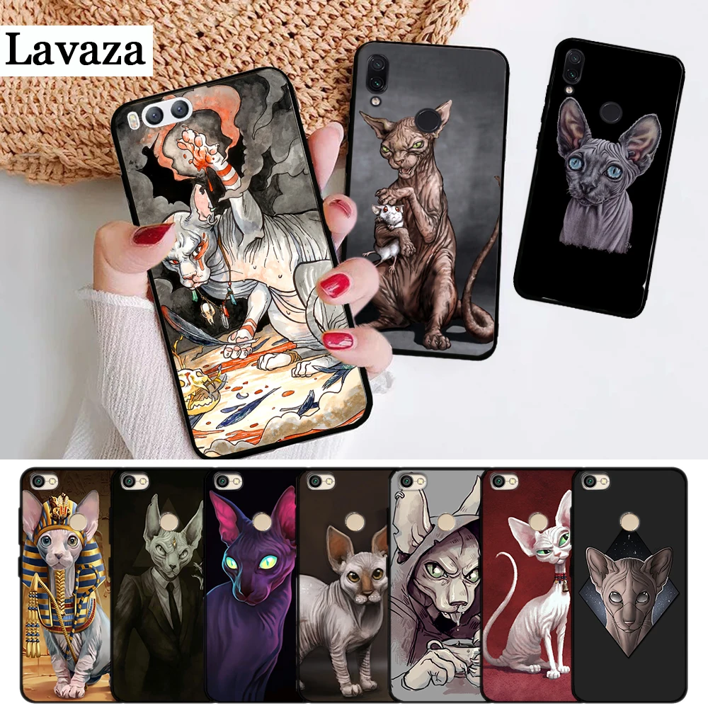 Силиконовый чехол Lavaza с рисунком Сфинкса и кота для Xiaomi Redmi 4A 4X 5 5A 6 6A 7 7A 8 8A K20 Pro Plus S2