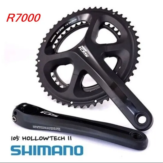 

shimano FC-5800 11s road bike crank cycling bicycle chain wheel crankset 105 R7000 HOLLOWTEC FC-R7000 Crankset 2*11s