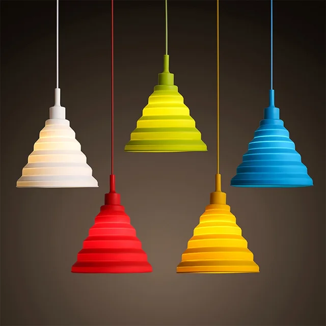 Luces colgantes de colores 5 color diy cable de luces colgantes ... Luces colgantes para comedor