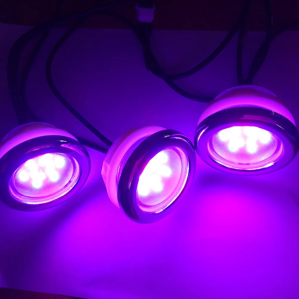 2 шт. водонепроницаемый RGB подводный светодиодный спа-светильник s led лампа для горячей ванны/джакузи Ванна светодиодный светильник s с 1 шт. светильник контроллер