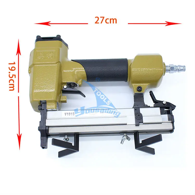 Высокое качество V1015 пневматический V Nailer Frame Nailer Gun Воздушный пневматический молоток nailer V-type nail 4*10,3 мм 7-15 мм Рамка степлер инструменты для