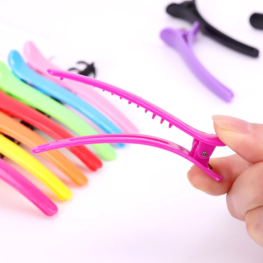 10PCS/lot Multicolor Professional Styling Duckbill Hair Clip Hairdressing Salon Hairpins Hair Pins Accessories Headwear Barrette long hair clips