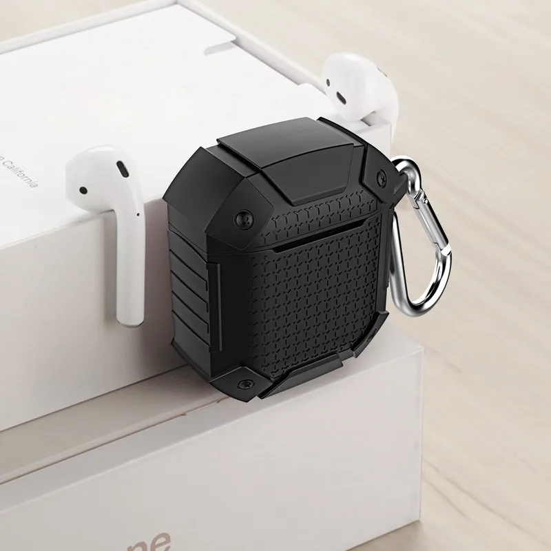 Мягкий силиконовый чехол для наушников Airpods водонепроницаемый защитный Apple AirPods 2