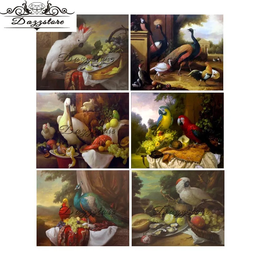 

diamond embroidery diy Diamond mosaic diamond cross stitch kits home decor diamond painting animals peacock and birds