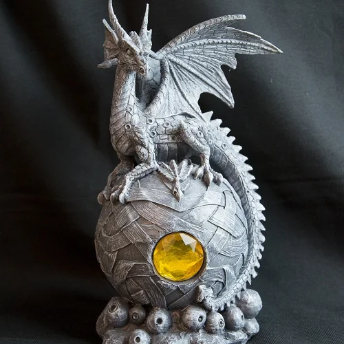 

Hand engraving Artwork The Western Dragon Dragon Statue Nordic myth Statue Gothic decorative Zhaocai model set decoration crafts