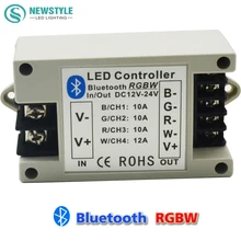 RGBW RGB LED Bluetooth Controller for RGBW RGB 5050 3528 LED Strip Lighting by Android IOS