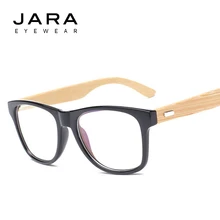 Jara marke 2017 brillengestell holz mode retro bambus bein vollrand brillen brillen rahmen für frauen marke designer