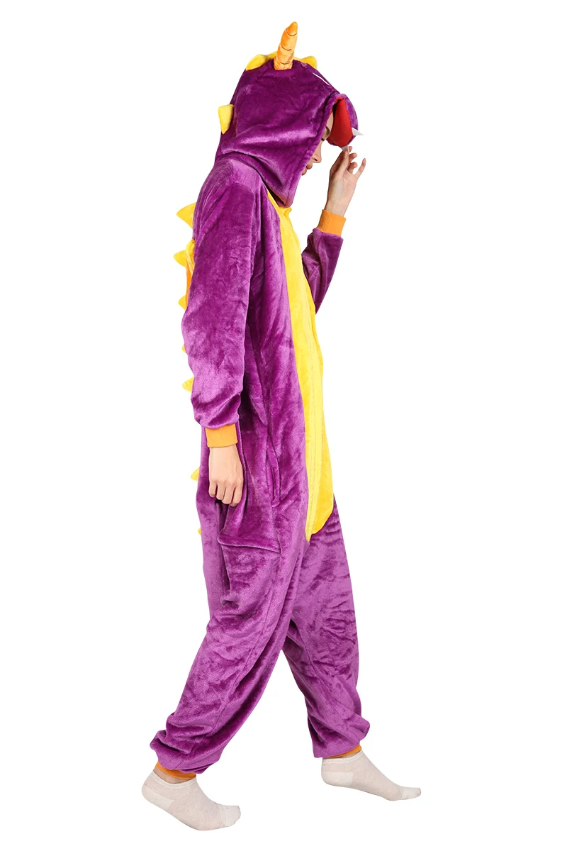 purple dinosaur animal pajamas