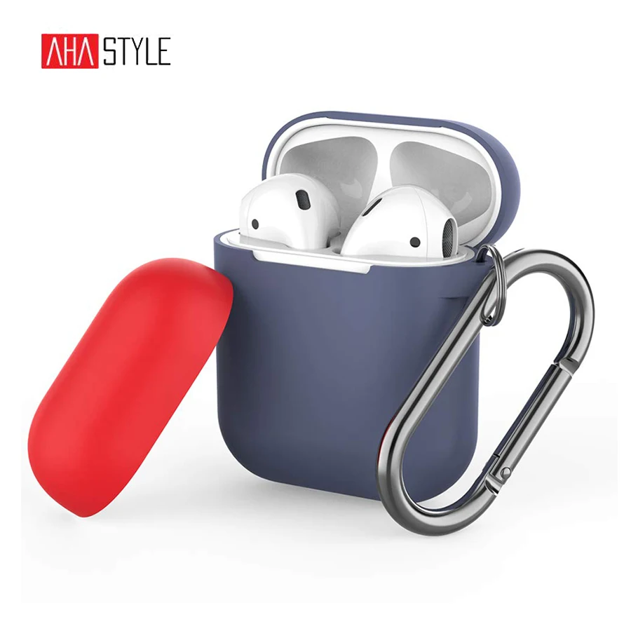 Чехол для Apple Airpods Ультратонкий силиконовый защитный чехол Duotone кожаный с