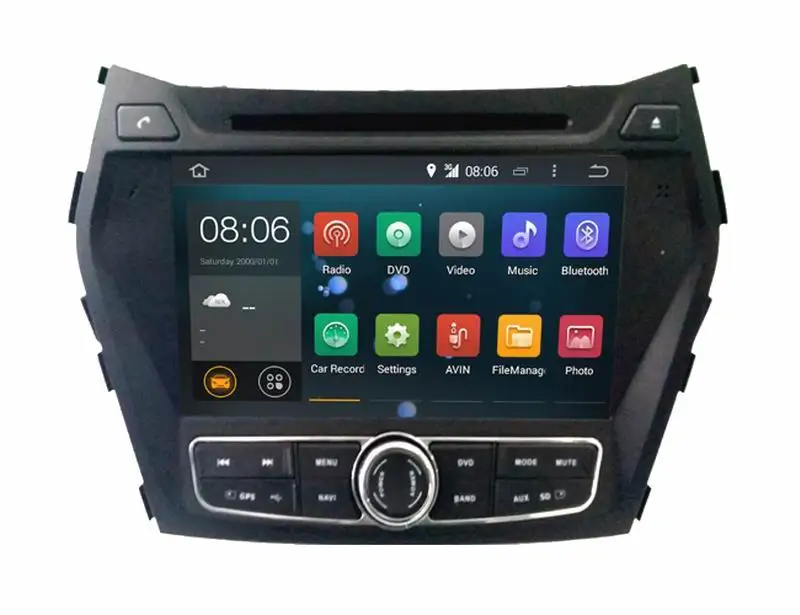 Perfect Octa(8) Core Android 8.0 Car Dvd Player gps FOR HYUNDAI IX45 Navi audio multimedia auto stereo RAM 4G ROM 32G 12