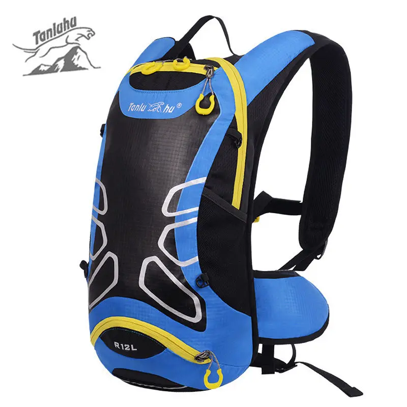Mountain Bike Cycling Backpack MTB Waterproof Nylon 12L Breathable