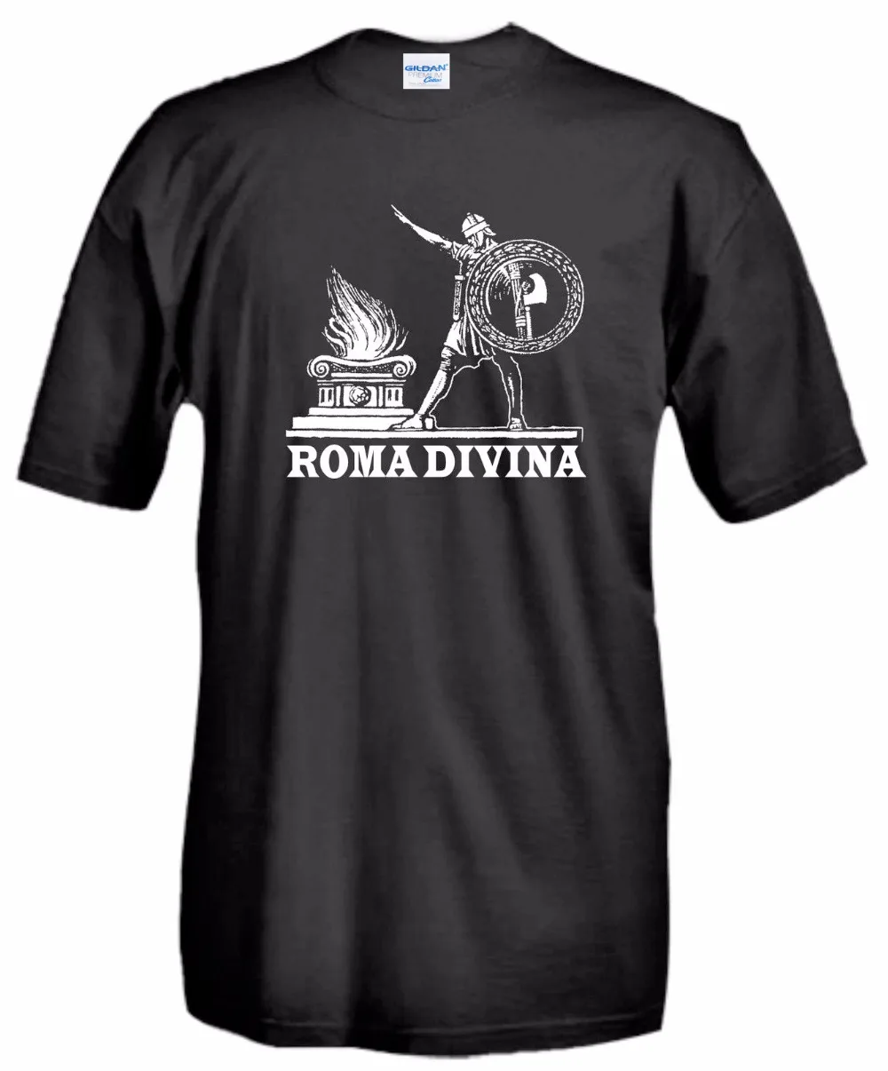 

2021 Hip Hop T Shirt Men Businesst-Shirt Roma Cotton Knit Colosseum Foro Empire Spqr Rome Ancient Cotton Tee Shirt