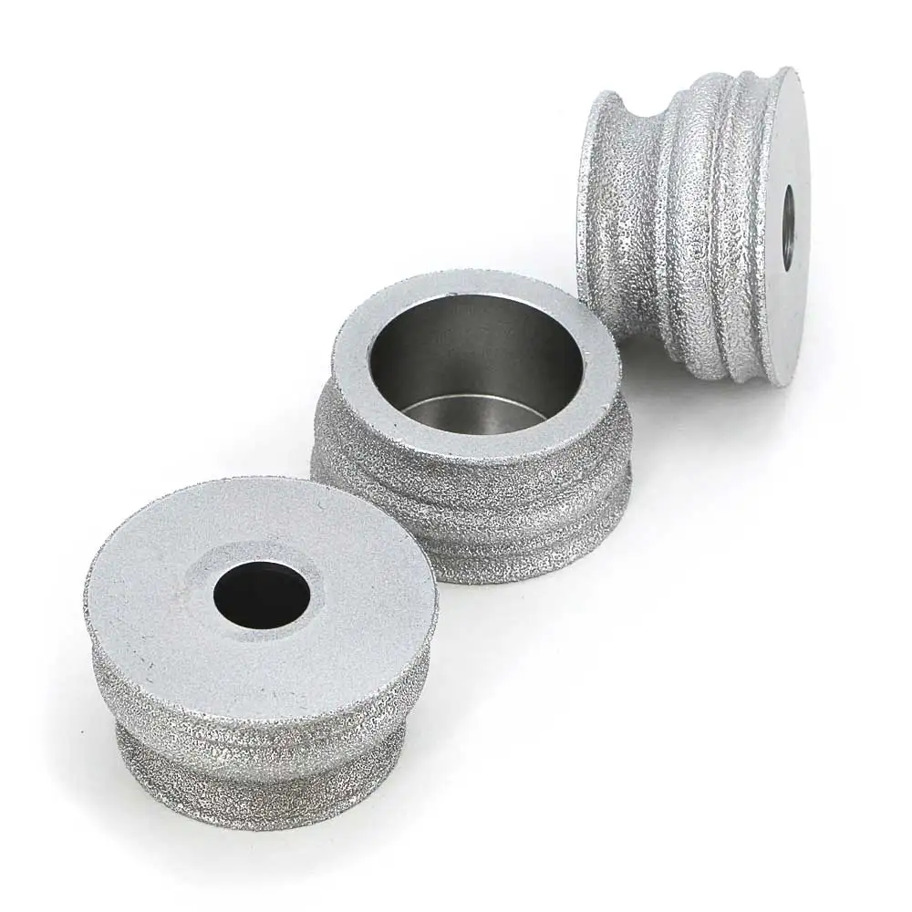 Brazing diamond grinding wheel grinding stone for glass ceramics marble concrete floor Begonia semicircle edge shaping GJ012 Brazing diamond grinding wheel grinding stone for glass ceramics marble concrete floor Begonia semicircle edge shaping GJ012