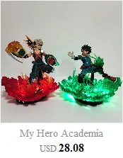 My Hero Academy Lampara Led освещение Bakugou катсуки против мидория изуку фигурка светодиодный ночник Аниме Boku no Hero Academy лампа