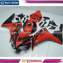 Подходит для Honda CBR1000RR 2006 2007 CBR1000 RR ABS мотоцикл обтекатель комплект кузов CBR 1000RR 06 07 CBR 1000 RR черный и красный