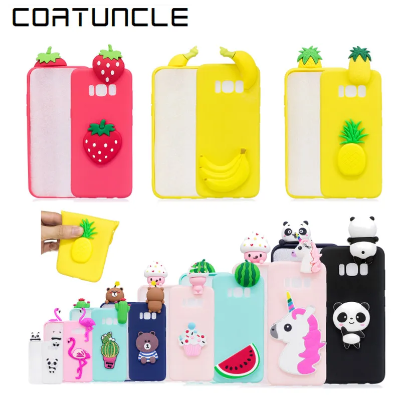 

COATUNCLE Soft TPU Phone Case sFor Samsung galaxy S8 Plus 3D Silicon Dolls Toys Cartoon Cover For Fundas Samsung S8 Plus Case