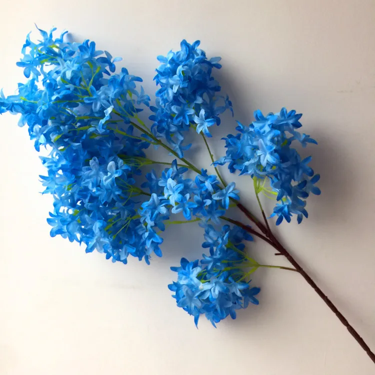 Искусственный одностворчатый Цветок сакуры 35,4" Искусственный длинный зашифрованный декоративный цветок вишни