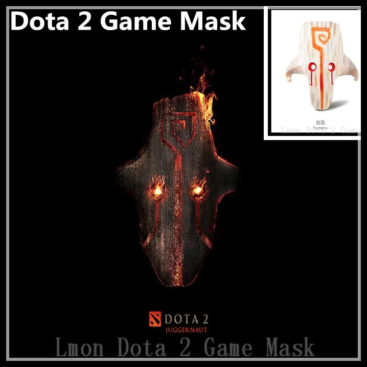  Free shipping Halloween Party Cosplay Game Dota 2 Mask Juggernaut Mask Latex Halloween Costume Part