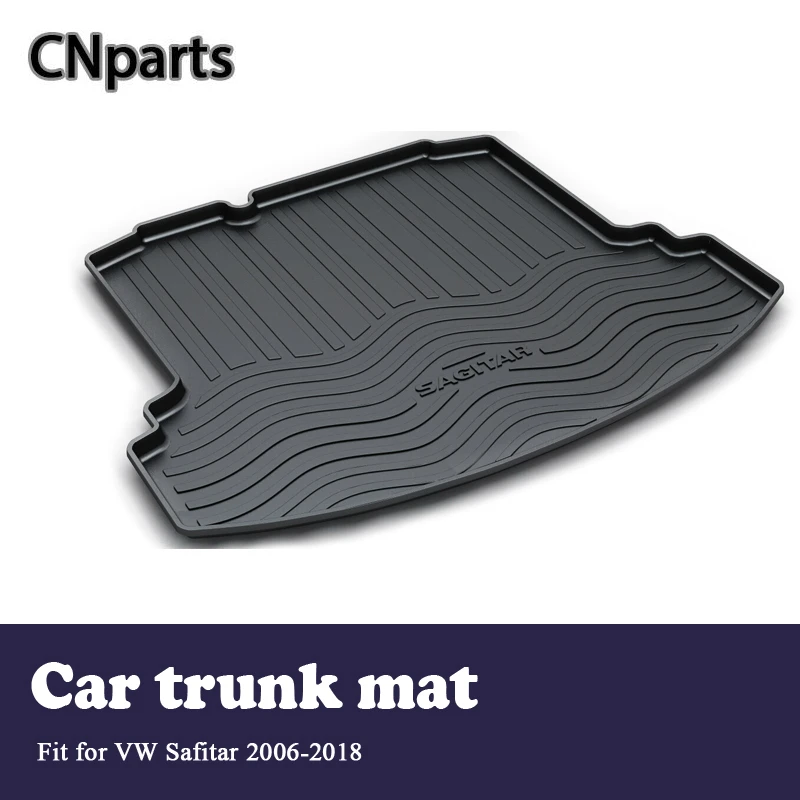 

CNparts Car Cargo rear trunk mat For VW Sagitar 2006 2007 2008 2009 2010 2011 2012 2013 2014 2015 2016 2017 2018 Accessories