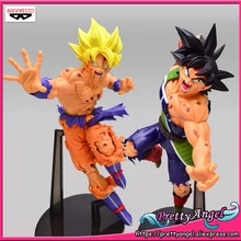 Красивый ангел-натуральная Banpresto Scultures большие 5 Dragon Ball Z/Кай Супер Saiyan Goku Gokou и barduck bardock действие цифры