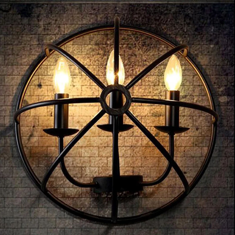 American country vintage industrial Wall lamps lights bathroom bedroom light led wall lights for home industrial decor lamp