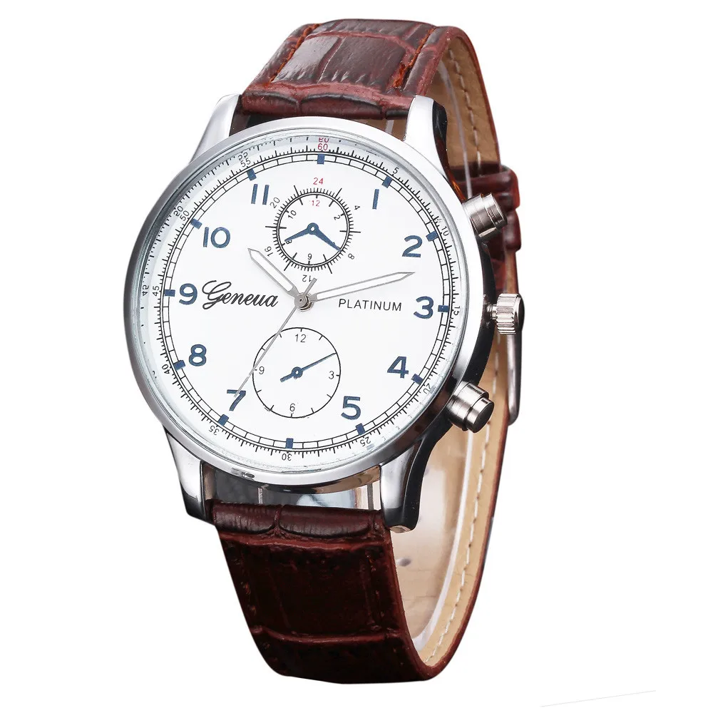 brown belt watch men's