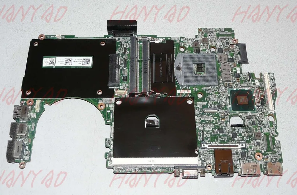 

CN-08YFGW 08YFGW For DELL M4600 Series Laptop Motherboard QM67 DDR3 PGA989