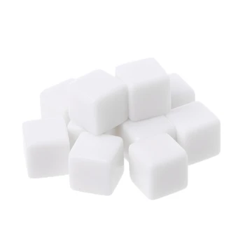 

10Pcs D6 Dice 12mm Die Six Sided Table Gaming Dice Blank For Role Playing Toys
