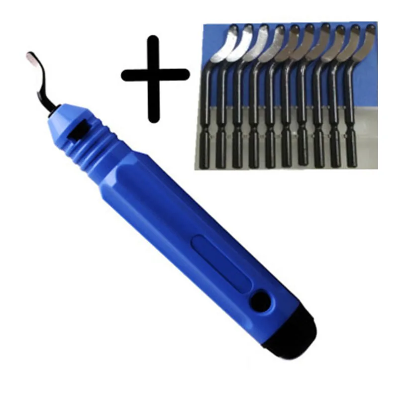 11pcs BS1010 S10 Blades Set Hand Deburring Tool Wood Metalin Hand Tool