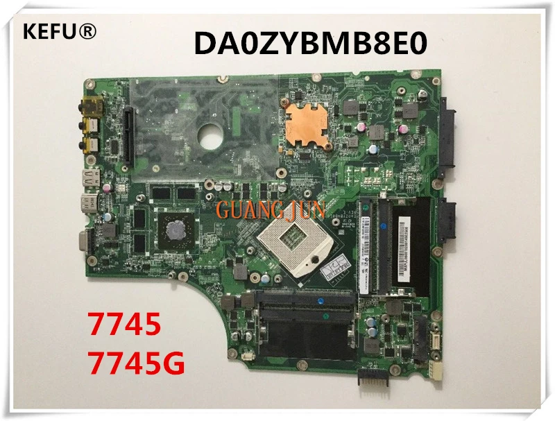 KEFU бесплатная доставка для ноутбука Acer 7745 7745G материнская плата DA0ZYBMB8E0 MBPUL06001 100%