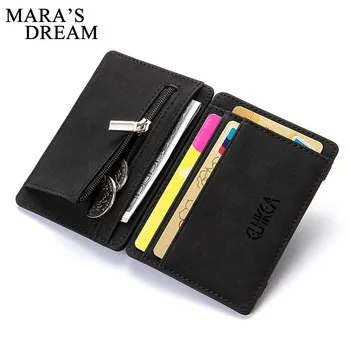 

Mara's Dream New Arrival Mens Wallet Classic Credit Card Holder pu Leather Short Wallet Male Men Wallets Purse Coin Pockets