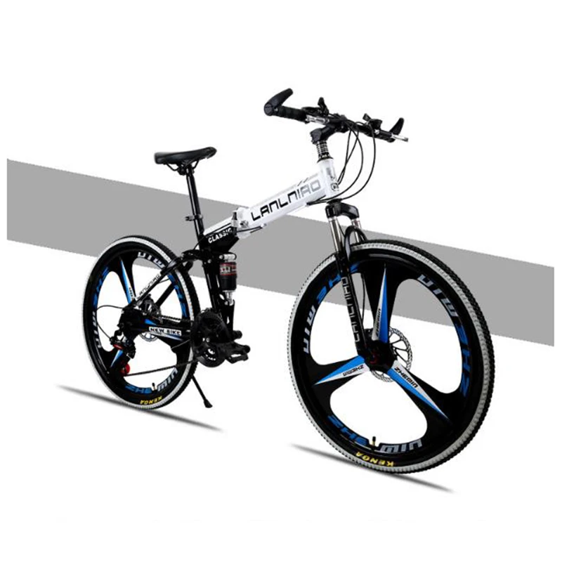 Folding bicycle 20 inches Aluminum alloy Double disc brake Soft tail