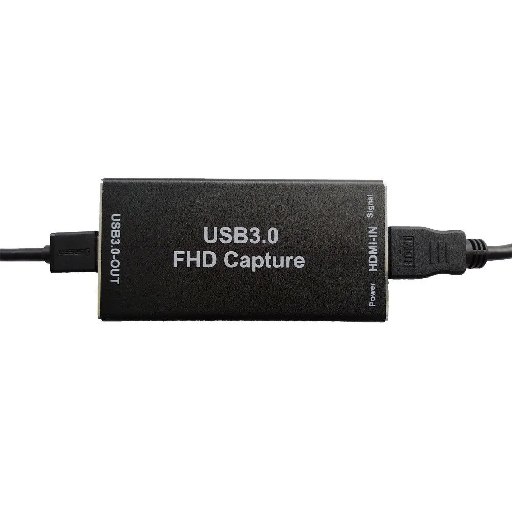 Мини HDMI видеозахвата с USB3.0 устройство захвата карты коробка, соответствует стандарту UVC/UAC, 720 P/1080/2 K HDMI вход VC30
