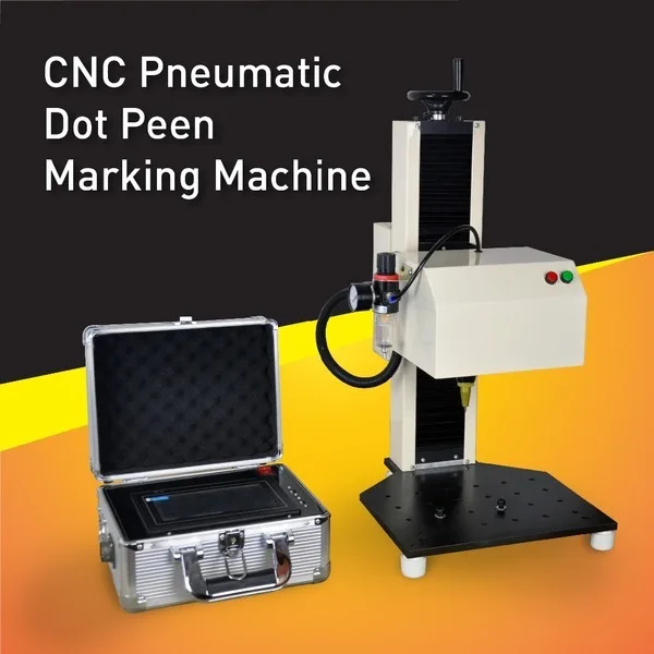 

Advanced Quality CNC Pneumatic Pin Marking Machine For Nameplate Engraving,Number Plate Mark and Other Metal Parts surface work