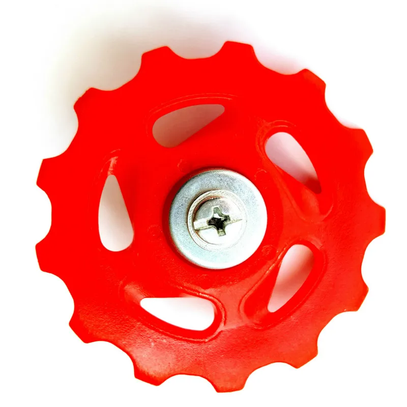 خفيفة في الهواء الطلق البلاستيك MTB الدراجة تحمل عجلة شدادة الخلفية Derailleur البكرات دراجة أجزاء