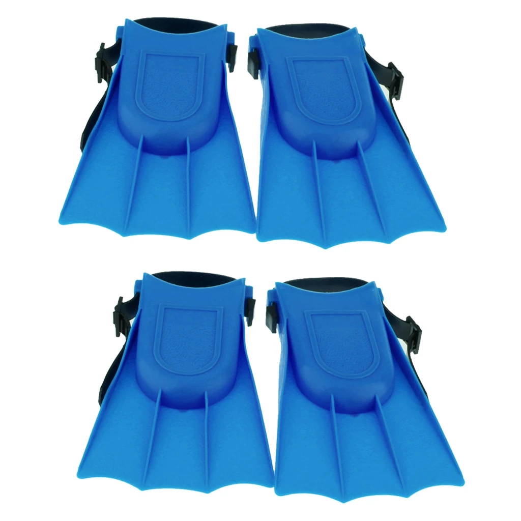 2 пары взрослых регулируемые ласты для плавания дайвинга инструменты плавательные маски для ног плавающие резиновые ласты-плавники