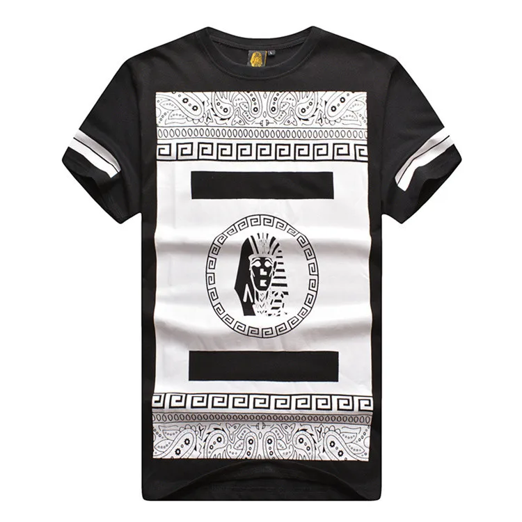 Short Sleeve Tshirt Mens Tee Cotton 